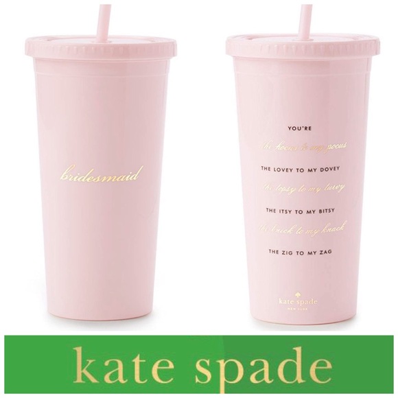 kate spade Accessories - Kate Spade Bridesmaid Tumbler Cup
